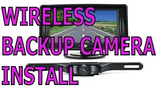 Wireless Backup Camera Installation and Review DIY