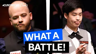 What A Clash We Have On Our Hands! Brecel Claims Crucial Frame Against Si Jiahui | Eurosport Snooker