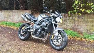 Triumph Street Triple 675R With SC Projects Carbon Pipes