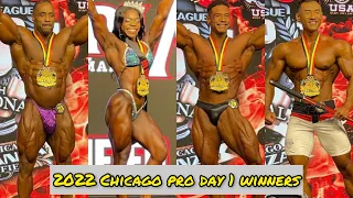 2022 Chicago Pro Winners - 212, Figure, Wellness, Mens Physique, Classic Physique & Womens Physique