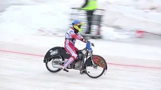 2022-01-15 FIM Ice Speedway World Championship qualifying round, Kallehov, Örnsköldsvik, Sweden.