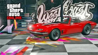 GTA 5 Online: COQUETTE CLASSIC Customization & Test | Chevrolet Corvette C2