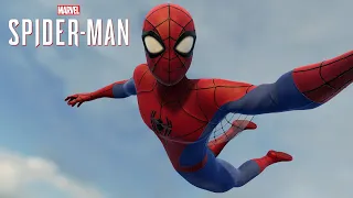 Spider-Man PC - Photorealistic Spectacular Spider-Man Suit MOD Free Roam Gameplay!