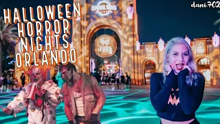 Halloween Horror Nights Orlando 2021 | MY FIRST TIME | HHN Scare Zones, Sunday Crowds & Wait Times