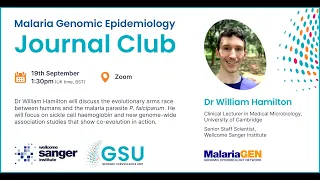 Malaria Genomic Epidemiology Journal Club 2023 - William Hamilton