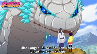 Orochimaru memberikan Ular Sage Legend Ke Himawari Karena Menjadi Murid - Guru Langka Putri Hokage