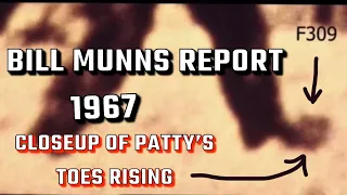 Closeup of Patty’s Toes Rising (Patterson Gimlin Film, 1967)