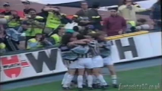 Baggio clinches first Scudetto with 3 assists (Juventus 4 v 0 Parma 1995)