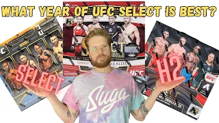 ALL 3 YEARS OF PANINI UFC SELECT H2 | Whats the BEST YEAR of UFC Select? | 2021 2022 2023 UFC Select
