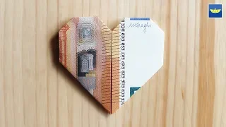 Geldscheine falten herz : Geldgeschenke zur Hochzeit basteln