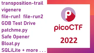 PicoCTF 2022: Cryptography / Reverse Engineering / Web Exploitation