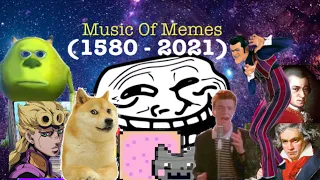 Music of Memes Evolution *1580 - 2021*