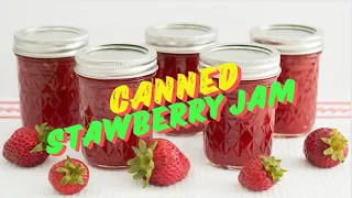 Urban Homesteading Water Bath Canned Strawberry Jam