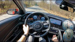 NEW Hyundai Elantra 2021(1.6 MPI 123 HP)| 0-100 | POV Test Drive #738 Joe Black