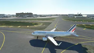 MSFS 2020 | A320NEO | AIR FRANCE | Atterrissage Paris CDG LFPG 27R