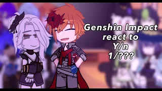 || Genshin Impact react to Y/n || ENG/RUS || By: Nikoletta || 1/??? ||