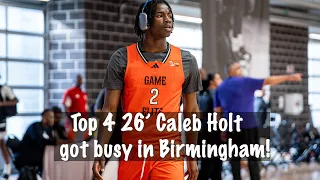 26' Top 4 Overall  guard Caleb Holt got busy in Birmingham at  Adidas 3SSB