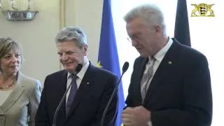 Bundespräsident Gauck zum Antrittsbesuch in Baden-Württemberg