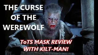 THE CURSE OF THE WEREWOLF "OLIVER REED" MASK FROM TRICK OR TREAT STUDIOS!