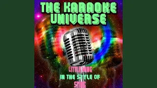 Little Wing (Karaoke Version) (In the Style of Sting)