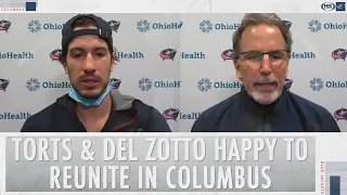 Torts helped mentor Michael Del Zotto in New York and is happy to be with Columbus Blue Jackets