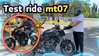 Test ride Mt07, مميزاتها وعيوبها و ثمنها ✌🏼