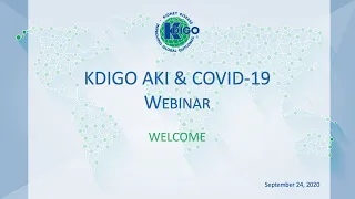 KDIGO AKI & COVID-19 Webinar