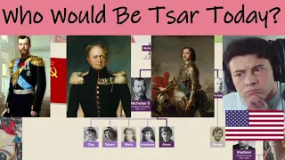 American Reacts Who Would Be Tsar of Russia Today? | Romanov Family Tree