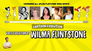 Voice Evolution of WILMA FLINTSTONE Compared & Explained - 60 Years | CARTOON EVOLUTION