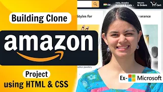 Building AMAZON Clone for Beginners | Project using HTML & CSS