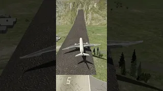 No go-around, reverse thrust too late, landing failed, simulated