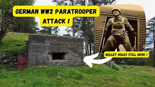 German WW2 Paratrooper attack. Today this bunker is the proof of that attack ..