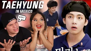 Latinos react BTS's V cooking in MEXICO | Jenny's Kitchen Funny moments