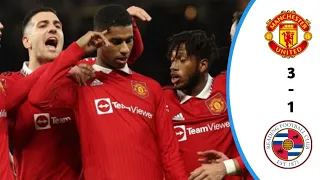 Manchester United vs Reading FC (3-1) All Goals & Extended Highlights 2023
