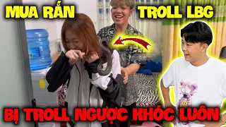 Vlog | Quý11N Chơi Khăm Cùng Hiền Tây Mua Rắn Nhát LBG Nhưng Bị Troll Ngược Lại Khóc Luôn