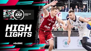 Serbia 🇷🇸 vs Latvia 🇱🇻 | Men | Semi-Finals Highlights | FIBA 3x3 World Cup 2023