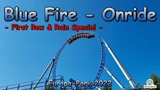 Blue Fire - Onride [First Row & Rain Special] - Europa-Park 2022