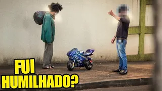 FUI VESTIDO DE MENDIGO COMPRAR A MINI MOTO