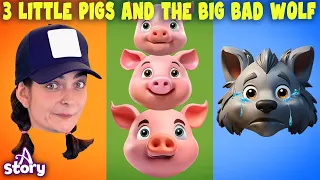 3 Little Pigs and the Big Bad Wolf+Wolf and the 7 Little Goats | English Fairy Tales & Kids Stories