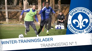 Darmstadt 98 | Winter-Trainingslager: Trainingstag N° 1