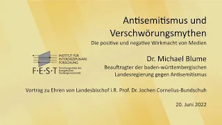 Dr. Michael Blume - Antisemitismus und Verschwörungsmythen