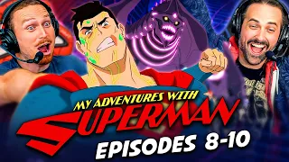 MY ADVENTURES WITH SUPERMAN Episode 8, 9, & 10 REACTION!! SEASON 1 FINALE | DC Animated | Adult Swim