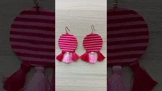 ||DIY Earrings at home💕|| #diy #shorts #youtubeshorts #craft