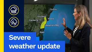 Severe Weather Update 10 May 2024: Heavy rain forecast for southern NSW coast this weekend