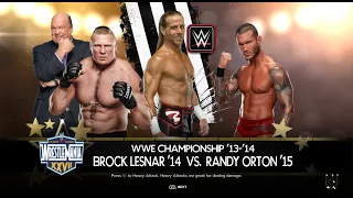 WWE2K24 | Wrestlemania XXVII | Special Guest Referee Title Match | Brock Lesnar vs Randy Orton |