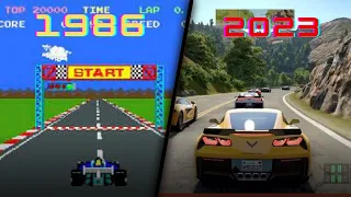 OPEN WORLD RACING VIDEO GAMES EVOLUTION [1986 - 2023]