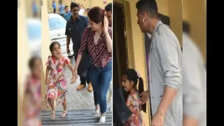 Akshay Kumar's daughter Nitara gets totally cute posing for the paps