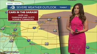 Denver under marginal risk for severe storm Monday afternoon, evening