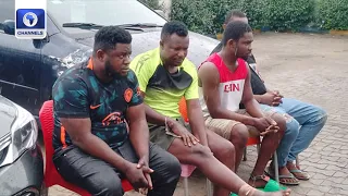 FULL VIDEO: Police Parade Suspected Bayelsa Kidnap Kingpin 'John Lion'