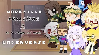 undertale reacciona a teloresumoasínomás underverse ( original) gacha clup #sansaus